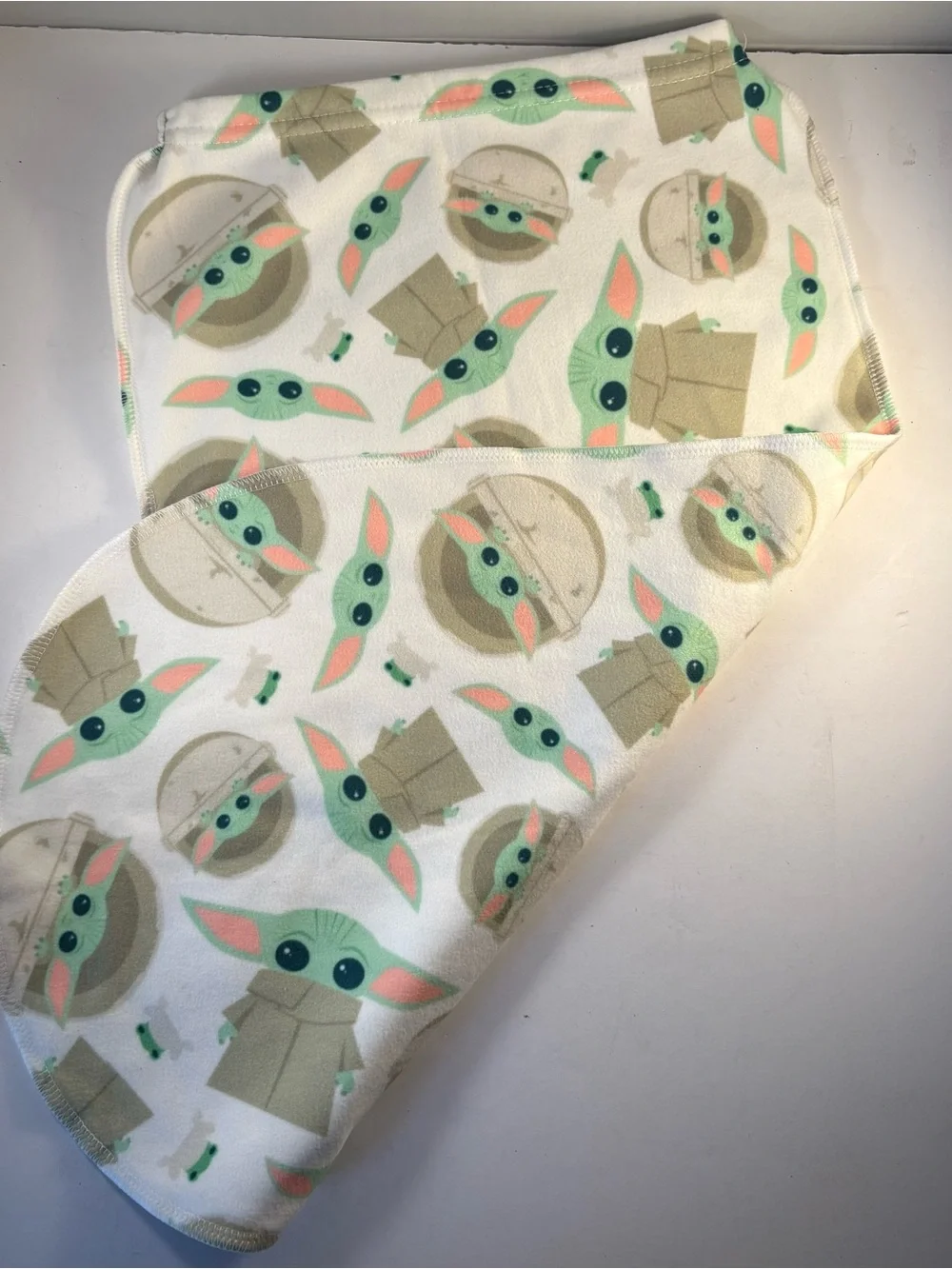 Handmade Fleece Baby Bunting Cocoon Sleep Sack Hat Set Baby Yoda Grogu